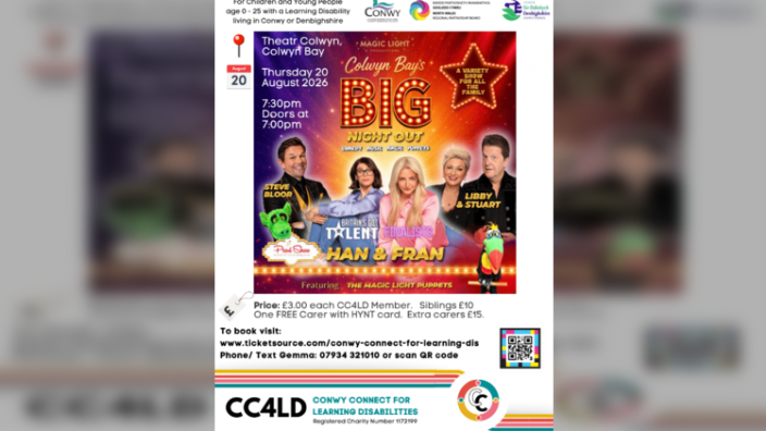 Colwyn Bay's BIG Night Out at Theatr Colwyn