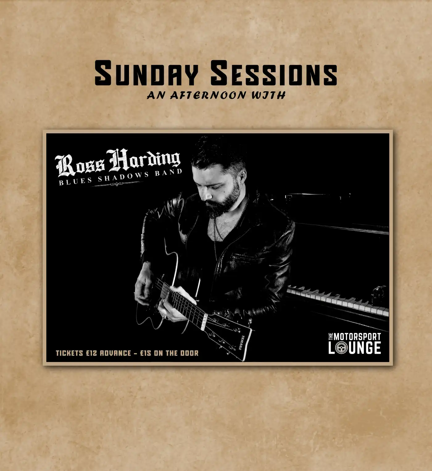 Sunday Sessions – An afternoon with Ross Harding & The Dark Blues Band